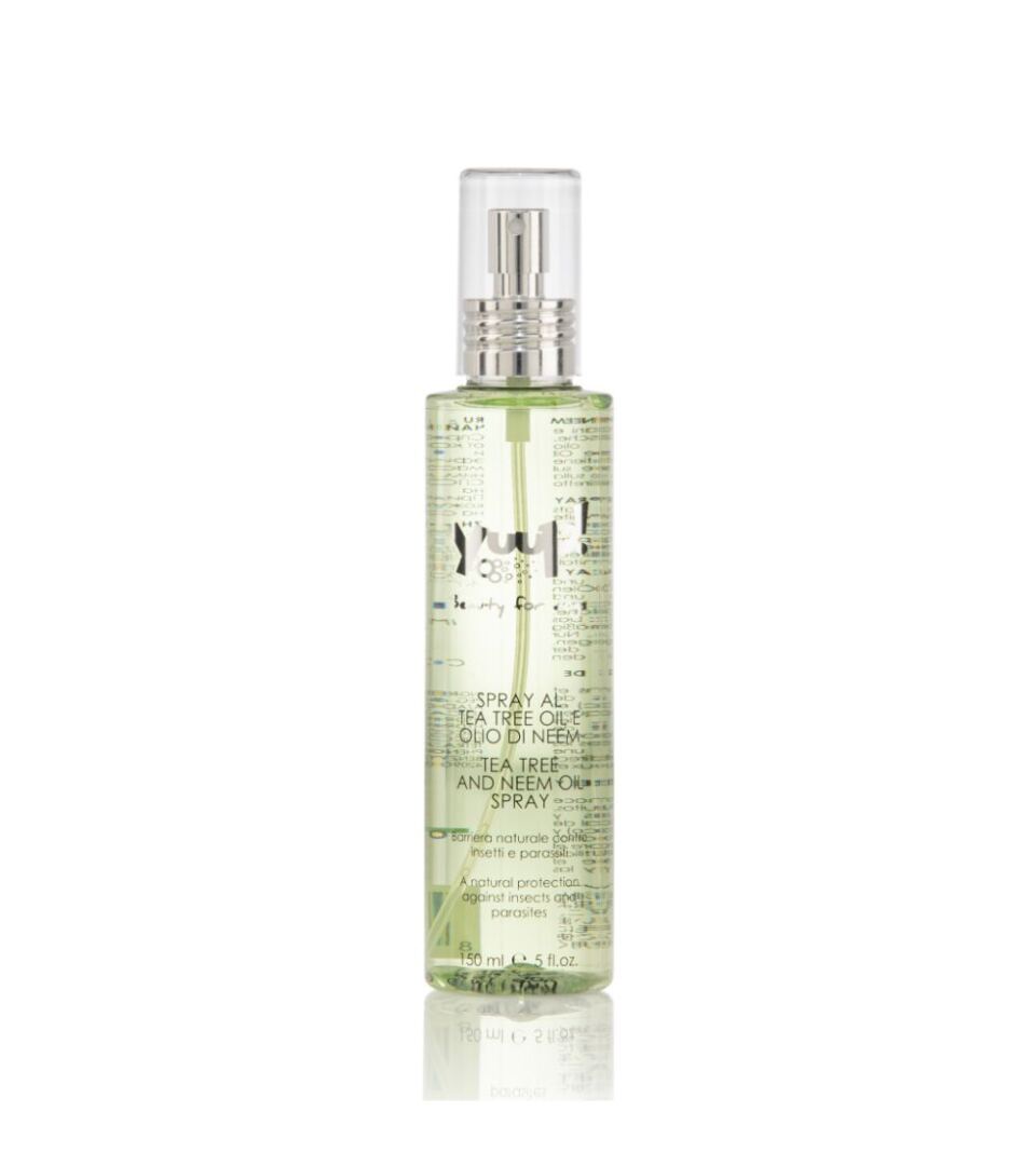 Spray al tea tree oil e olio di neem Yuup!