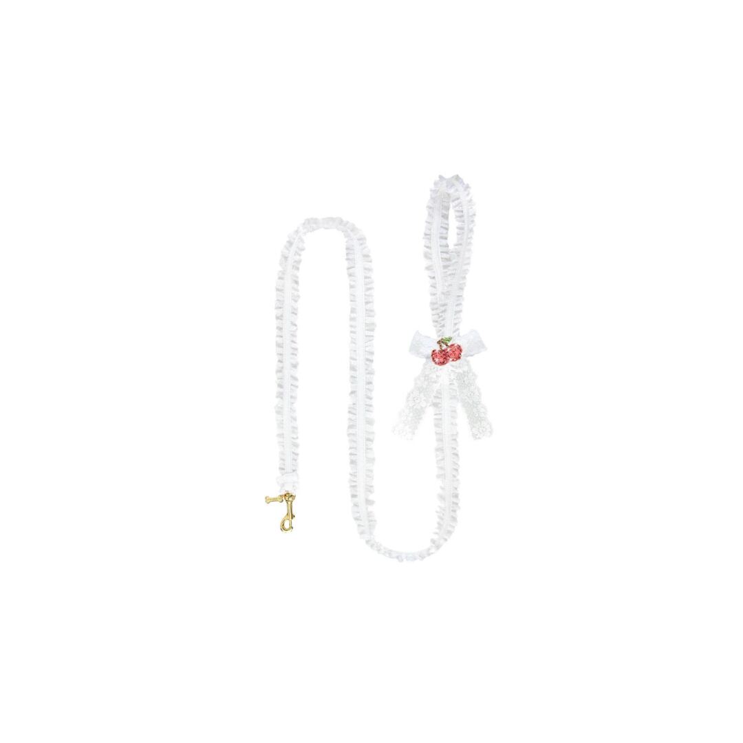 Little Cherries Lingerie White For pets only